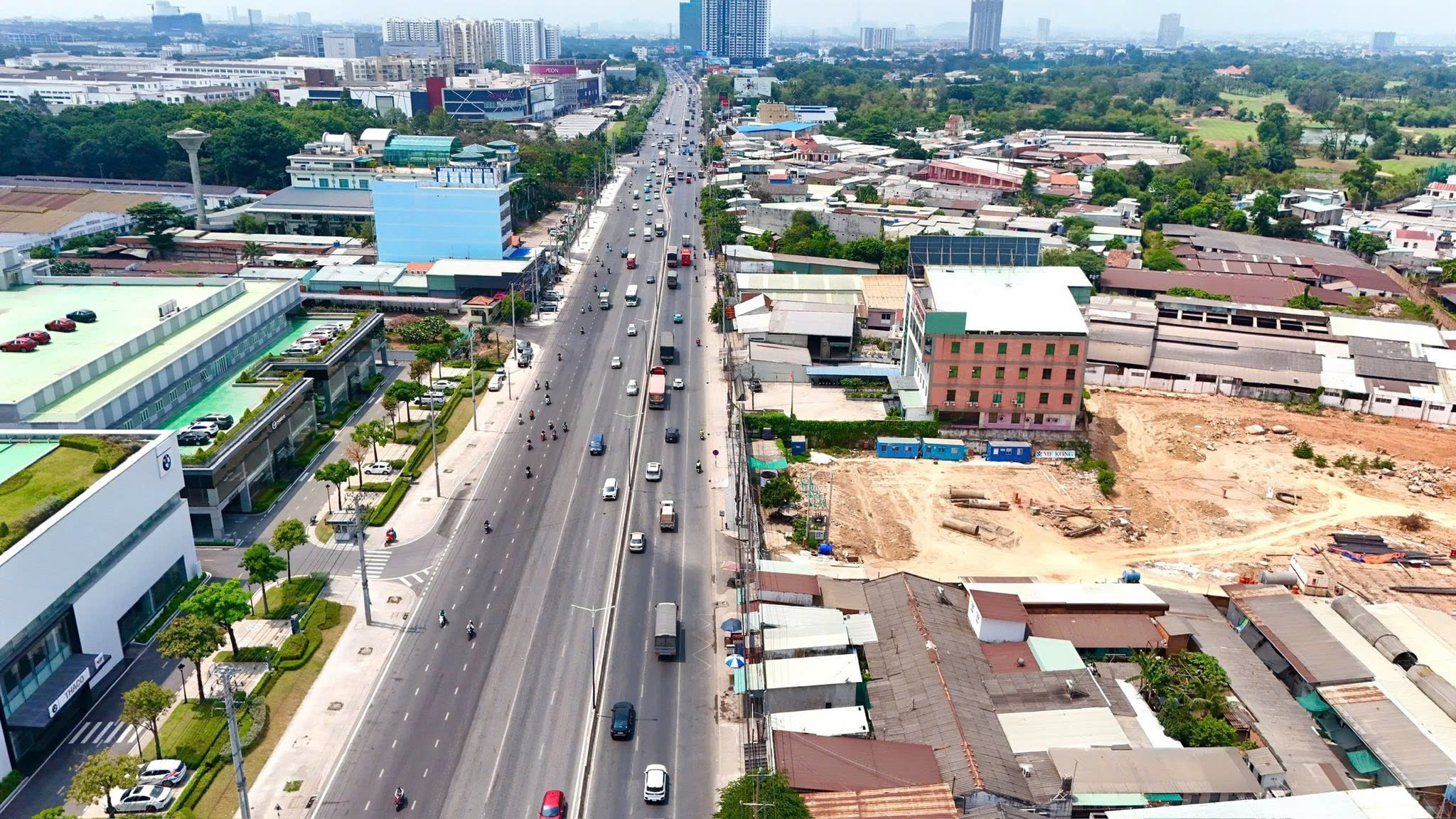 Hạ tầng mở rộng QL13